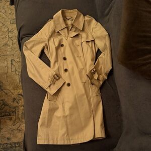 Banana Republic Classic Khaki Trench Coat, sz S